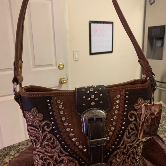 Montana west leather conceal carry purse - Picture 5 of 11